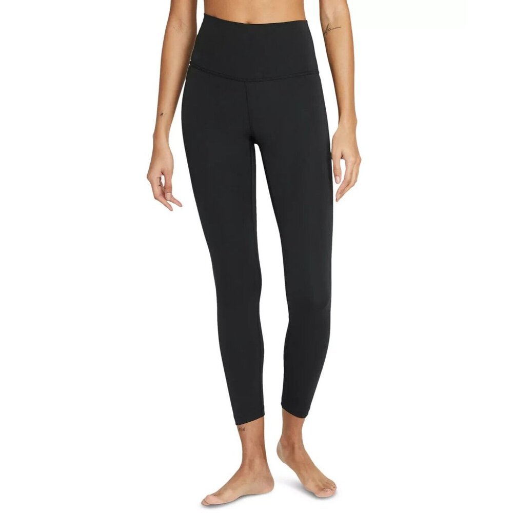 Nike Women's Size S Crochet-Trimmed 7/8 High-Waist Yoga Tights MLT3262AFA
